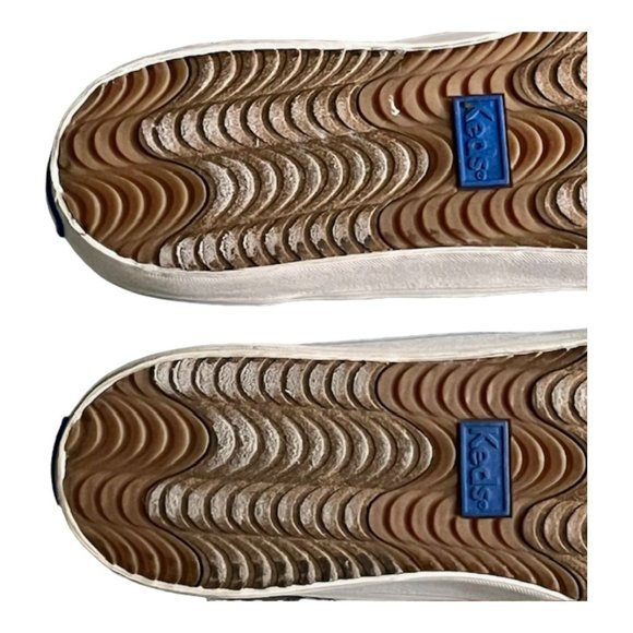 Keds Double Decker Mosaic Canvas Slip-On Sneaker - Blue/White - 9.5 - Picture 10 of 13